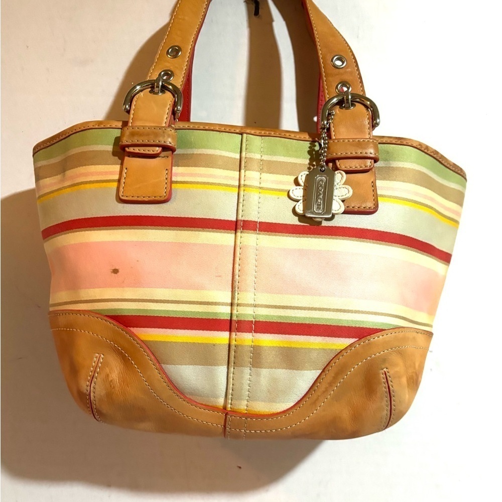 Coach vintage nylon satchel handbag - Picture 2 of 9
